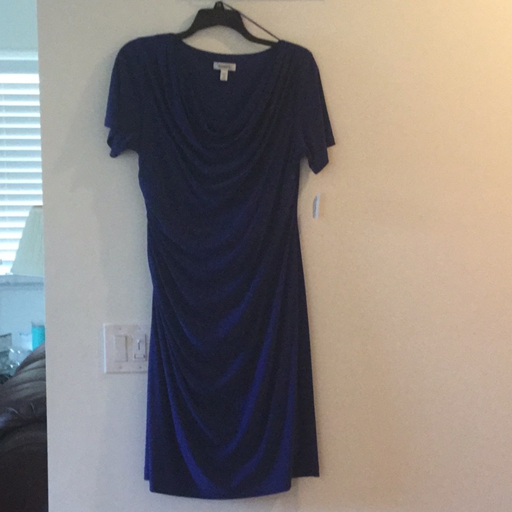 Royal blue dress
